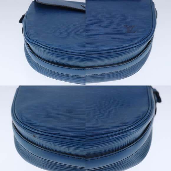 LOUIS VUITTON Epi June Feuille Shoulder Bag Blue M52155 - Picture 10 of 12